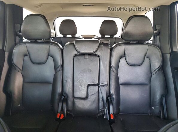 YV4A22PK5G1071424 2016 VOLVO XC90 Black უკანა სალონის ხედი