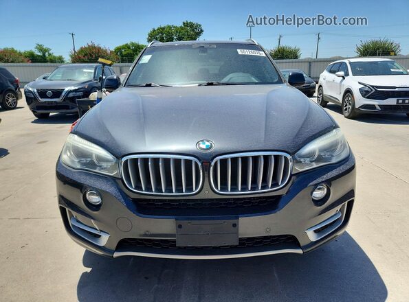 5UXKR2C51J0Z22102 2018 BMW X5 Black უკანა ხედი