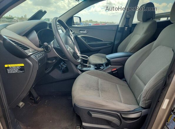 5XYZT3LB2GG357682 2016 HYUNDAI SANTA Beige Widok deski rozdzielczej