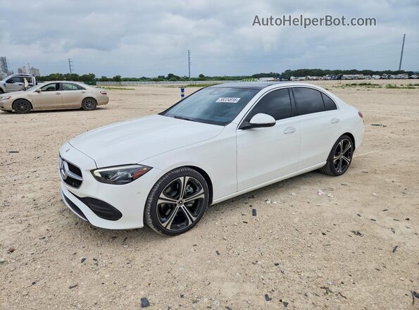 W1KAF4GBXNR053475 2022 MERCEDES-BENZ C White Հետևի ձախ