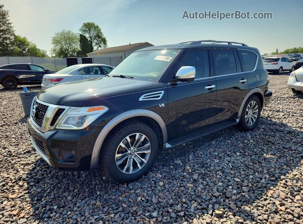JN8AY2NC2J9556050 2018 NISSAN ARMADA Black Trasero izquierdo