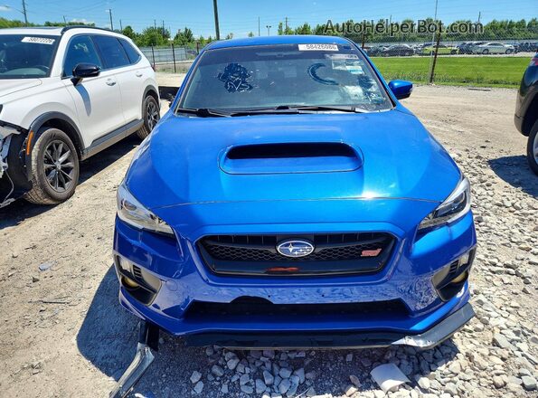 JF1VA2M66H9806287 2017 SUBARU WRX Blue Widok z tyłu