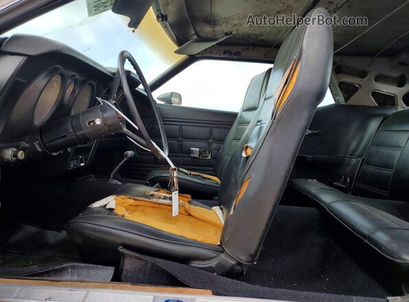 1F01H190767 1971 FORD MUSTANG Черный Вид панели приборов