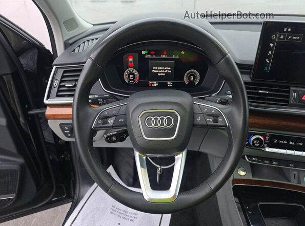 WA1EAAFY1N2063796 2022 AUDI Q5 Black წინა პანელის ხედი
