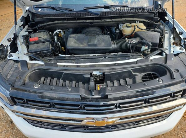 1GNSKSKD9PR338668 2023 CHEVROLET TAHOE White VIN կոդի պիտակի տեսք