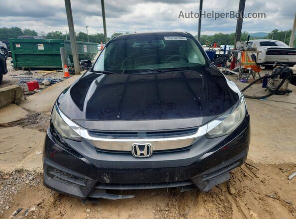 2HGFC2F59JH536170 2018 HONDA CIVIC Black Widok z tyłu