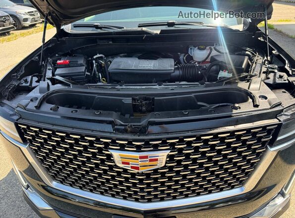 1GYS4KKL5NR278597 2022 CADILLAC ESCALADE Black Вид підкапотного простору