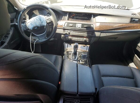 WBA5A5C54GG351130 2016 BMW 5 SERIES Black Widok zestawu wskaźników