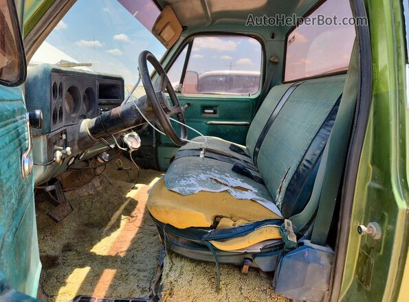 CCL348J102096 1978 CHEVROLET PICKUP Green Vista del salpicadero