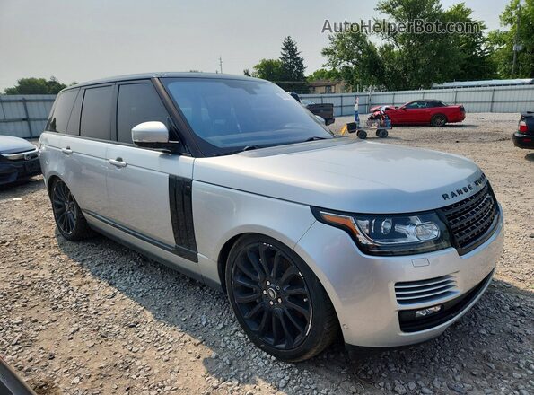 SALGS2EF3GA262996 2016 LAND ROVER RANGE Silver Вид спереду