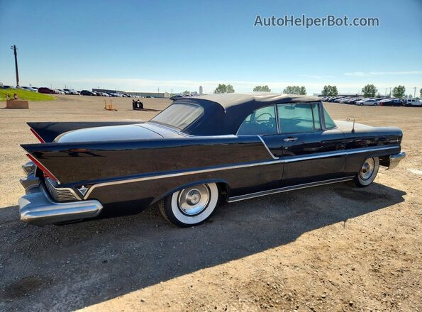 57WA34811XL 1957 LINCOLN PREMIERE Black უკანა მარჯვენა