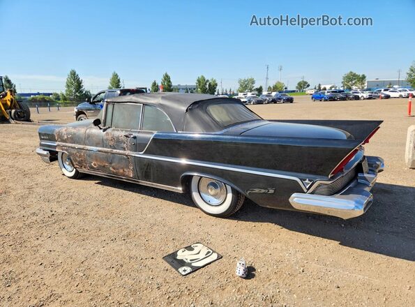 57WA34811XL 1957 LINCOLN PREMIERE Black უკანა მარცხენა