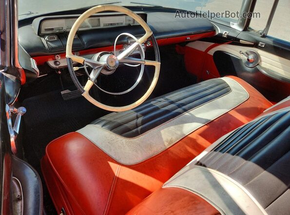 57WA34811XL 1957 LINCOLN PREMIERE Black წინა პანელის ხედი