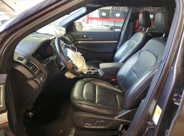 1FM5K8D89JGC71853 2018 FORD EXPLORER Black Dashboard view
