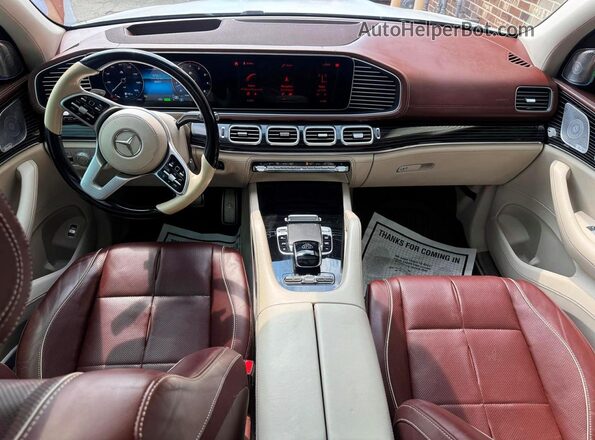 4JGFF8HB4MA365600 2021 MERCEDES-BENZ GLS White Widok komory silnika