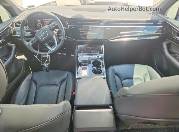 WA1VXAF75MD021012 2021 AUDI Q7 White Vista del cuadro de instrumentos