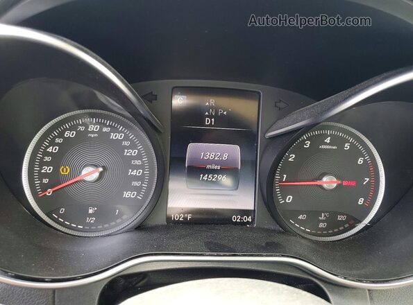 55SWF4KB7GU158196 2016 MERCEDES-BENZ C Gray Widok tylnych siedzeń