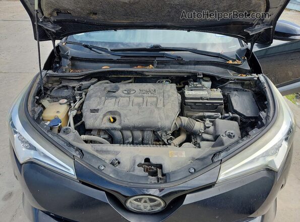 JTNKHMBX9J1007281 2018 TOYOTA C-HR Black Engine compartment view