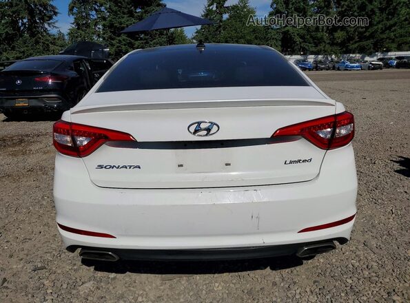 5NPE34AF4GH396955 2016 HYUNDAI SONATA White Widok wnętrza z przodu