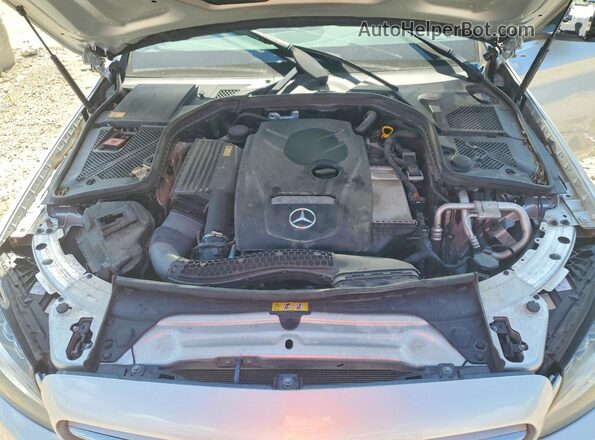 WDDWF4KB8GR128075 2016 MERCEDES-BENZ C-CLASS Silver Вид підкапотного простору