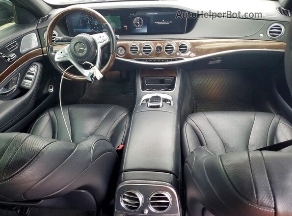 WDDUG6GB8JA347777 2018 MERCEDES-BENZ S Black Вид щитка приладів