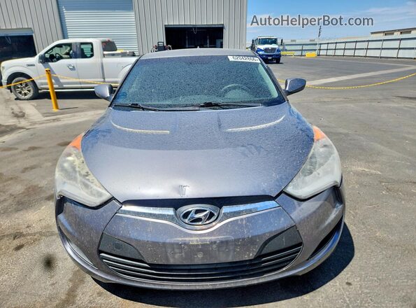 KMHTC6AD9GU257424 2016 HYUNDAI VELOSTER Gray Rear view