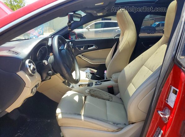 WDDSJ4EB3JN684138 2018 MERCEDES-BENZ CLA-CLASS Red წინა პანელის ხედი