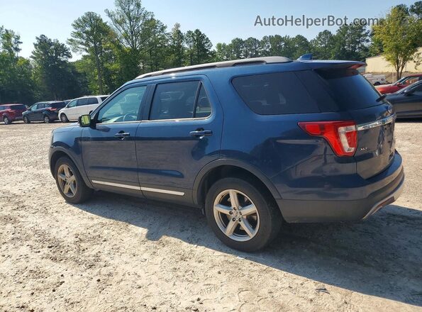 1FM5K8D80HGC60198 2017 FORD EXPLORER Blue Հետևի աջ