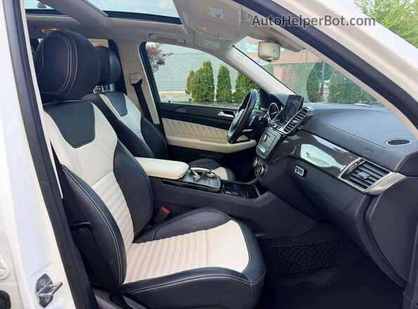 4JGDA6EB4KB203861 2019 MERCEDES-BENZ GLE White Սալոնի հետևի տեսք