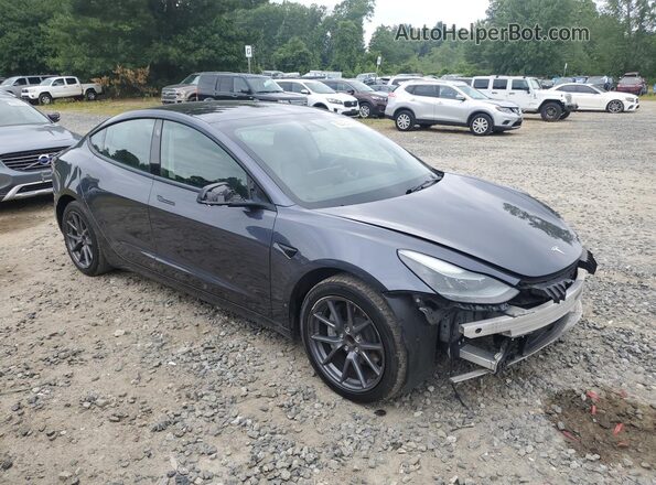 5YJ3E1EA0PF434596 2023 TESLA MODEL Gray Դիմացի տեսք