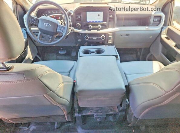 1FTFW1CD6NFB26297 2022 FORD F150 White Սարքավորումների վահանակի տեսք