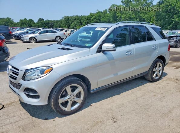 4JGDA5HB2GA802275 2016 MERCEDES-BENZ GLE Silver Rear left