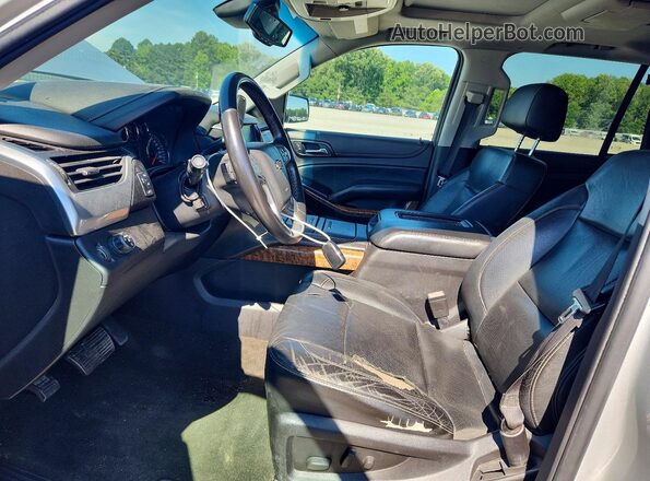 1GNSCCKC8GR116908 2016 CHEVROLET TAHOE Silver Առջևի վահանակի տեսք