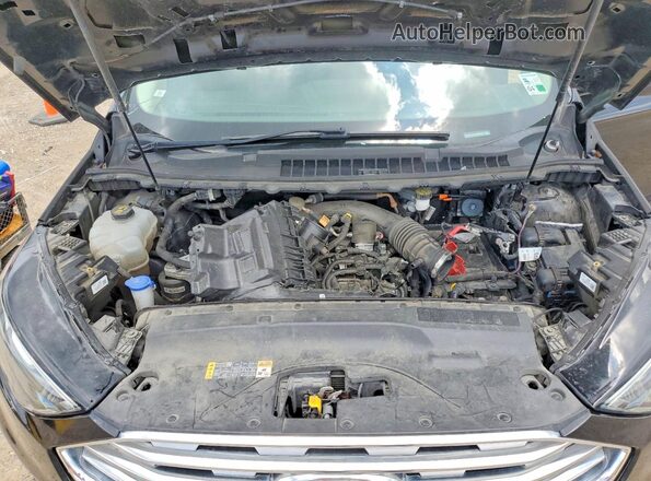 2FMPK4J92LBB59808 2020 FORD EDGE Black Vista de la etiqueta del VIN
