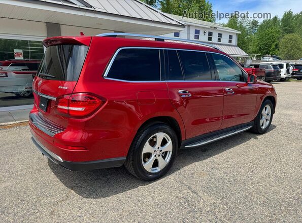 4JGDF6EEXHA775382 2017 MERCEDES-BENZ GLS-CLASS Red Առջևի աջ