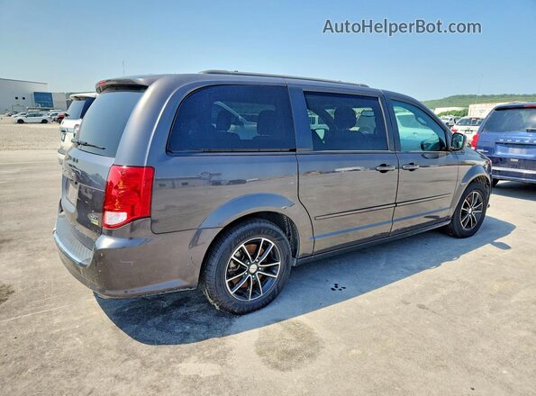 2C4RDGEG8HR740679 2017 DODGE CARAVAN Gray Przód prawy