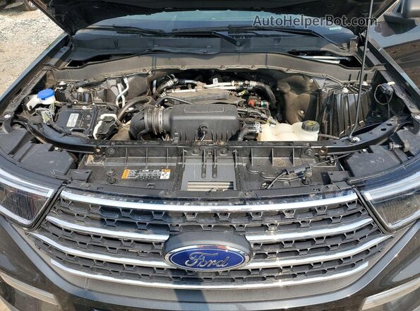 1FMSK7DH1RGA28854 2024 FORD EXPLORER Black Vista de la etiqueta del VIN