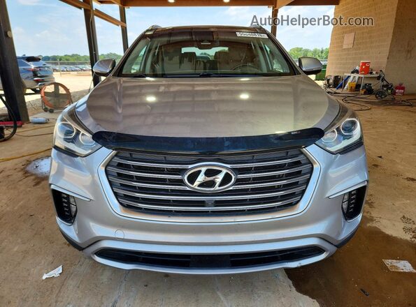 KM8SRDHF8KU300603 2019 HYUNDAI SANTA Gray Вид ззаду