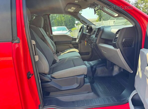1FTEX1C55LKE26080 2020 FORD F150 Red ხელსაწყოთა პანელის ხედი
