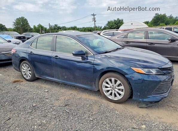 JTNB11HK0J3011660 2018 TOYOTA CAMRY Blue წინა ხედი