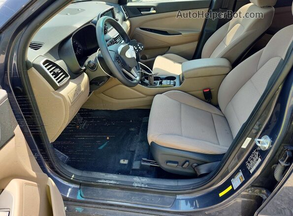 KM8J3CA43MU334502 2021 HYUNDAI TUCSON Синий Вид панели приборов