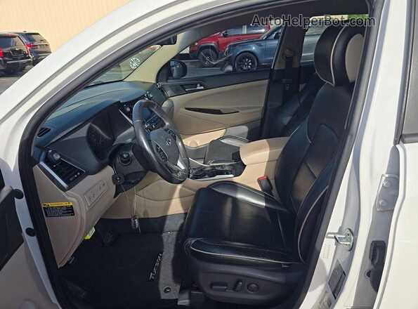 KM8J33A25HU513628 2017 HYUNDAI TUCSON White უკანა ხედი