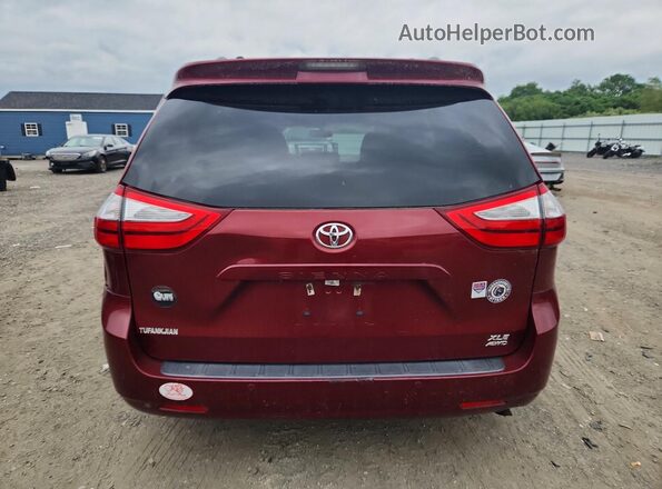 5TDDK3DC7GS145495 2016 TOYOTA SIENNA Red Սալոնի դիմացի տեսք