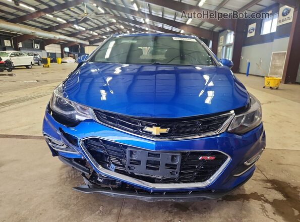 1G1BE5SM7H7218598 2017 CHEVROLET CRUZE Blue Հետևի տեսք