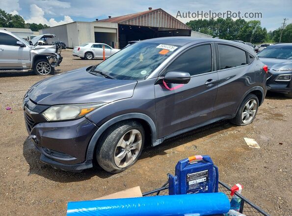 3CZRU5H52GM747433 2016 HONDA HR-V Charcoal Հետևի ձախ