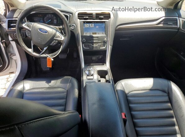 3FA6P0CDXKR150713 2019 FORD FUSION White Սարքավորումների վահանակի տեսք