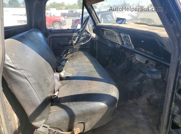 000000F10YRE94905 1967 FORD F100 Black Vista interior trasera
