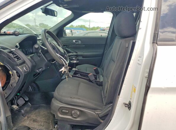 1FM5K8AR9JGC43399 2018 FORD EXPLORER White წინა პანელის ხედი