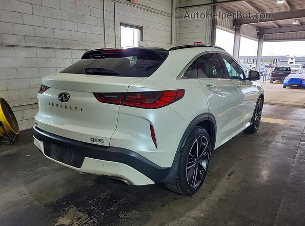 3PCAJ5J36NF101835 2022 INFINITI QX55 White Вид спереду