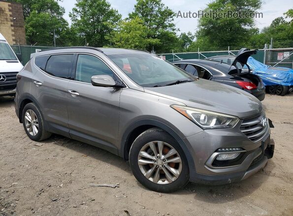 5XYZU4LA6HG415434 2017 HYUNDAI SANTA Gray წინა ხედი